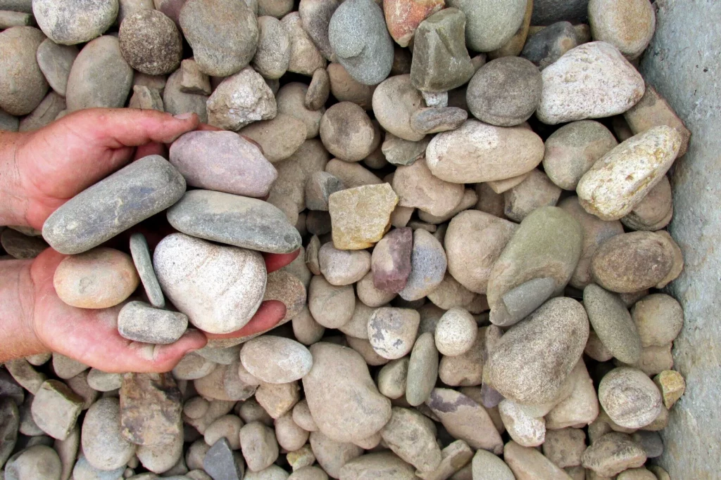 Bulk Alleghany 1-3" Decorative River Stone for sale near me in Lebanon PA.