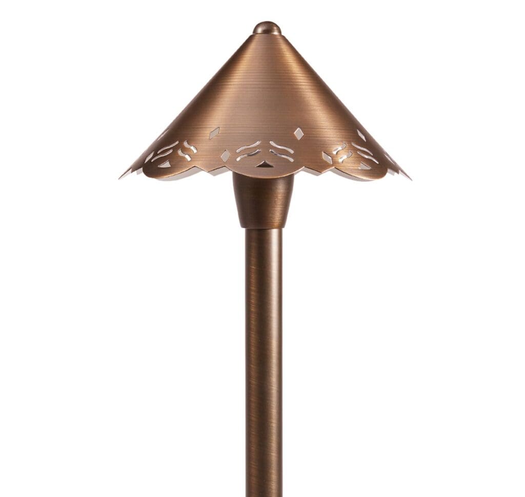 Alliance Outdoor Lighting AL400 LED pathlight in brass/bronze
