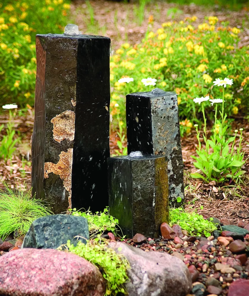 Basalt Column Set Fountain