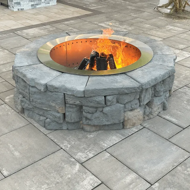 Belvedere Fire Pit in York Brown Color