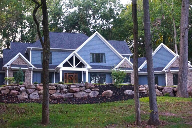 Natural Fieldstone Boulder Wall