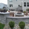 Serafina Fire Pit by Nicolock in Granite City Color