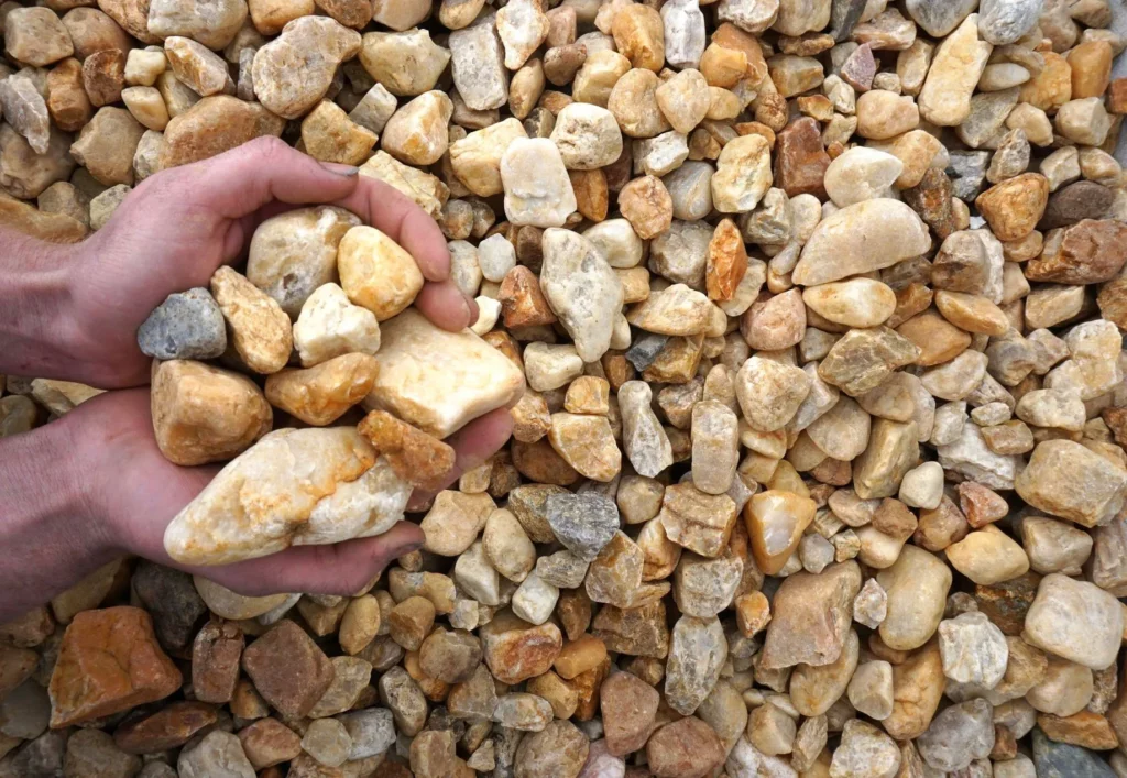 Bulk Maryland Beach 1-2" Decorative River Stone for sale near me in Lebanon PA.