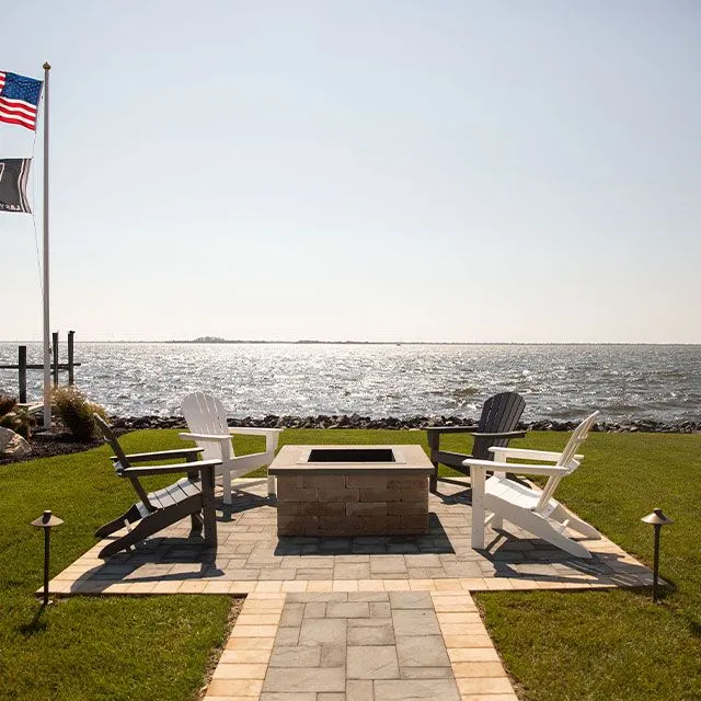 Verona Fire Pit in Travertina Color