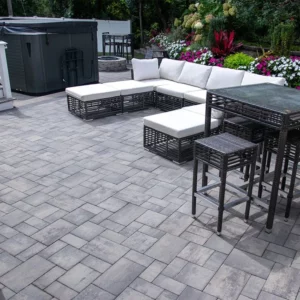 Nicolock Stone Ridge Pavers in Granite City Color