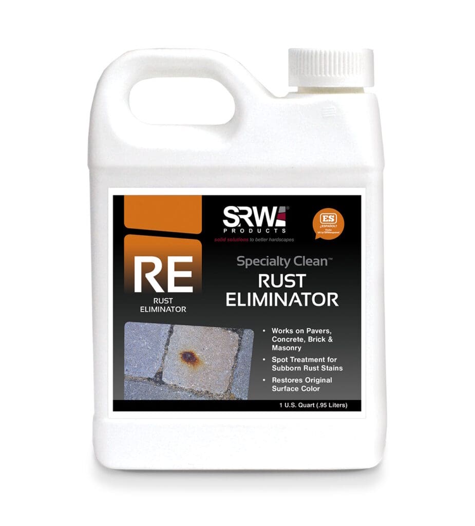 SRW Rust Eliminator cleaner for Pavers