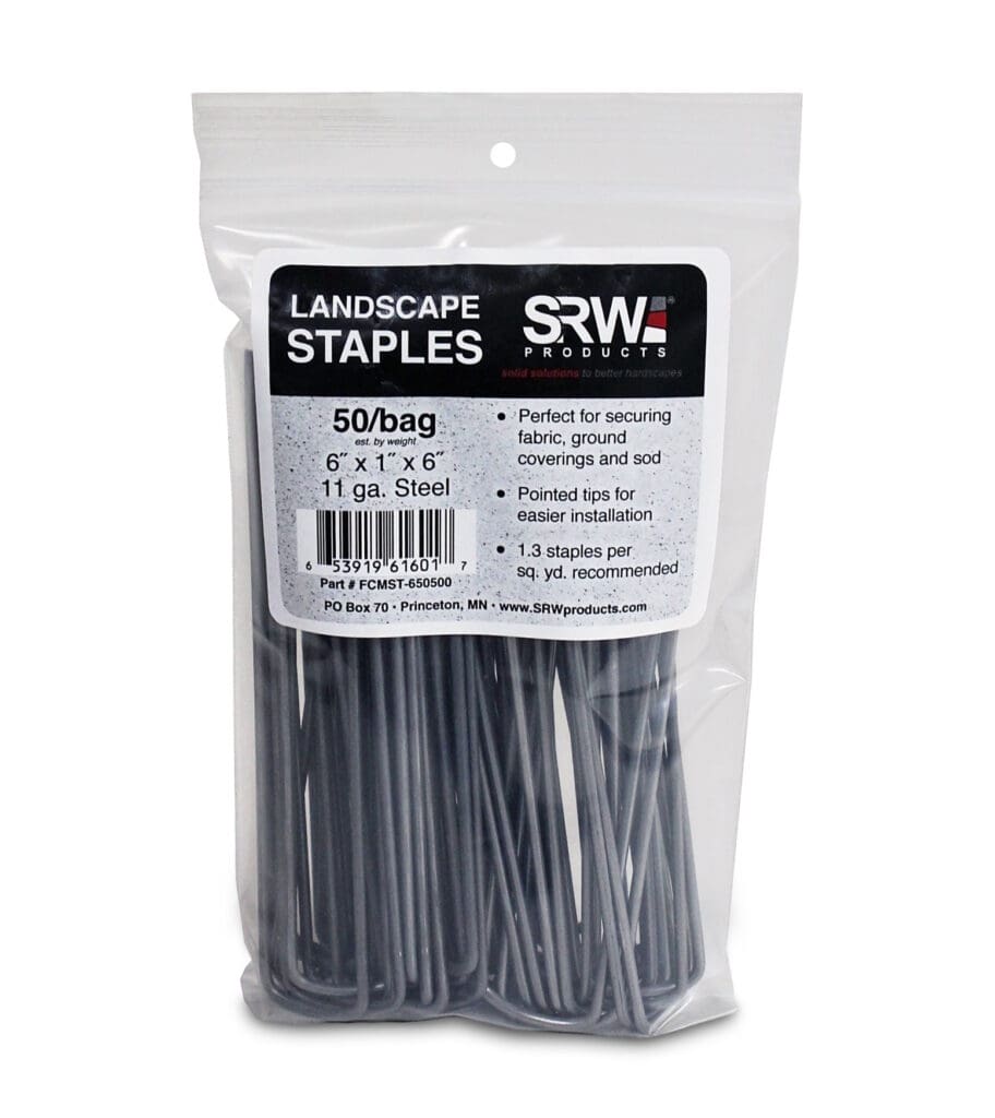 SRW Staples for fabric and straw mat