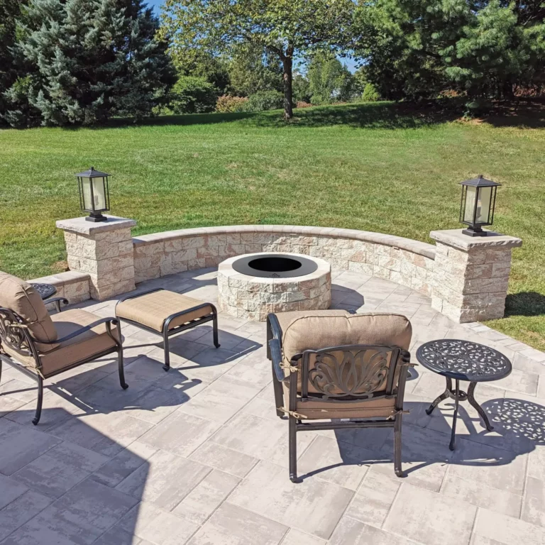 Serafina Fire Pit in Travertina Color