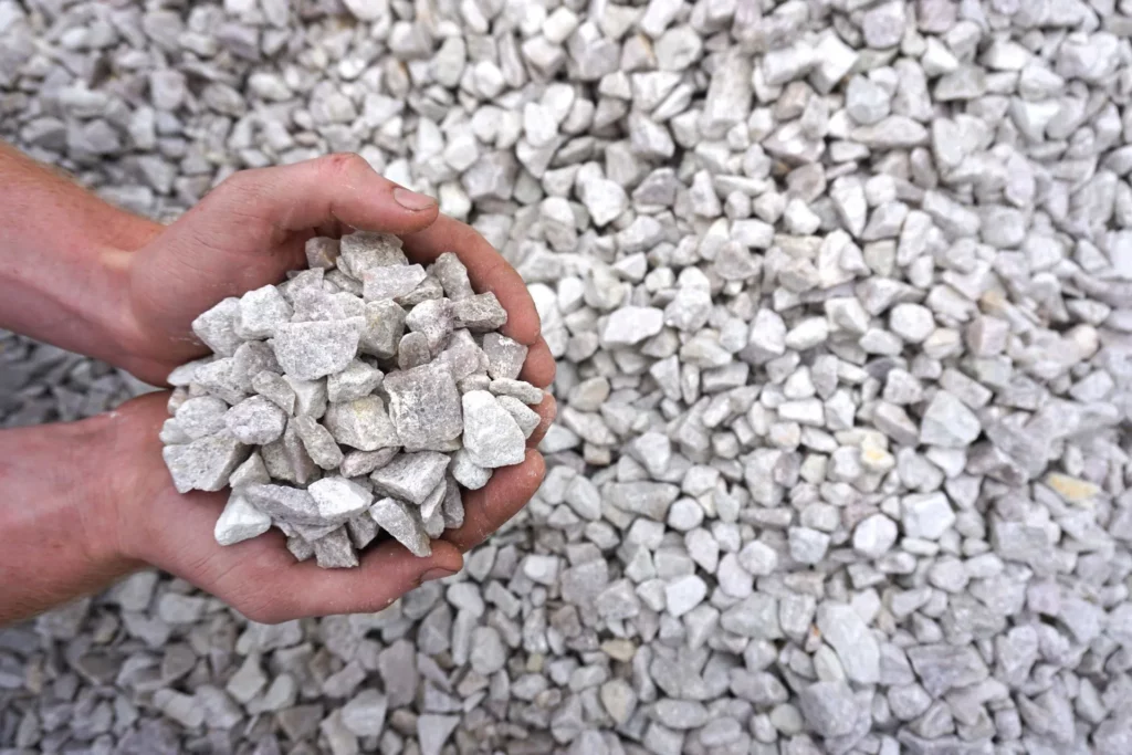 Bulk White Mountain 3/4" Decorative Stone for sale near me in Lebanon PA.
