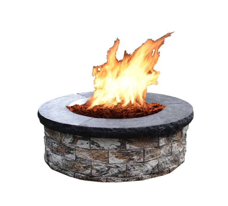Fire Pit W Fire Gear Gas Burner