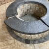 fire pit cap coping in charcoal color