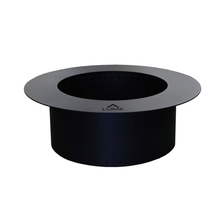 Lume Smoke-less Fire Ring Black