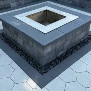 Hex Paver by Nicolock in Snow Color