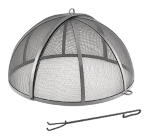 stainless steel spark screen for fire pits