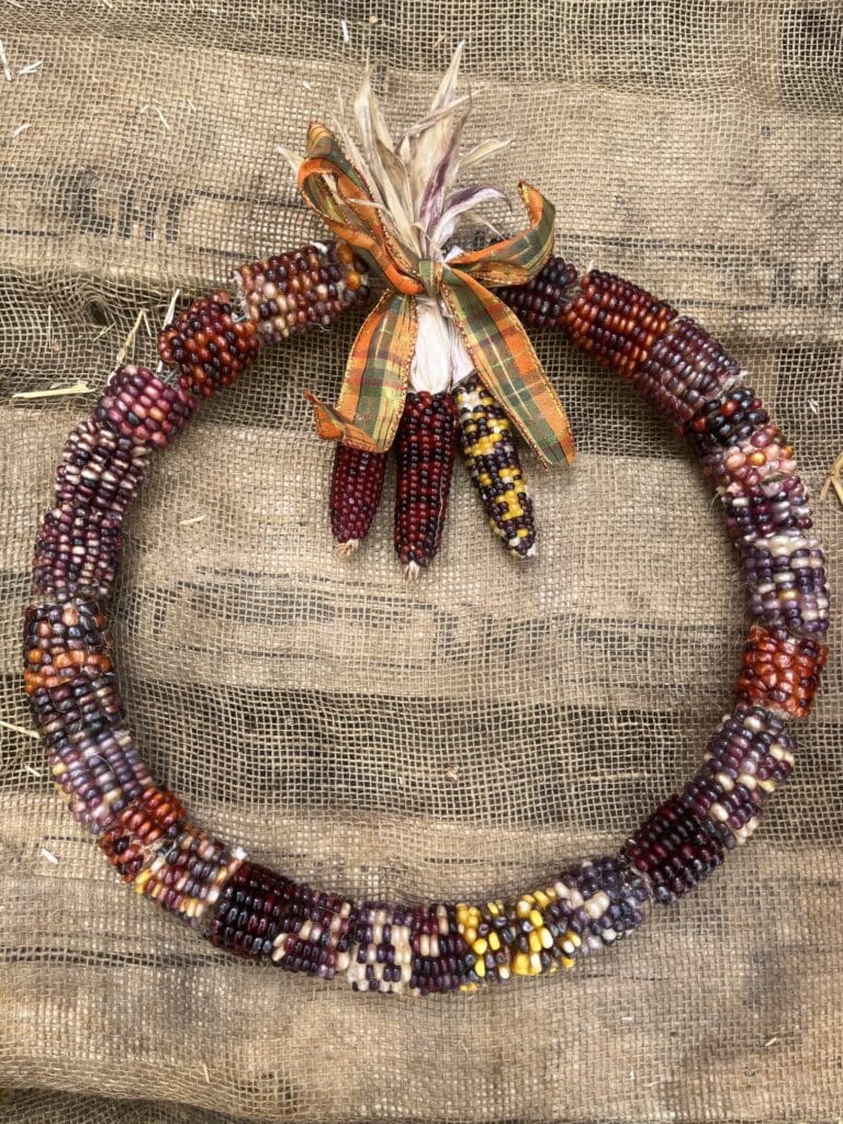Indian Corn Wreath