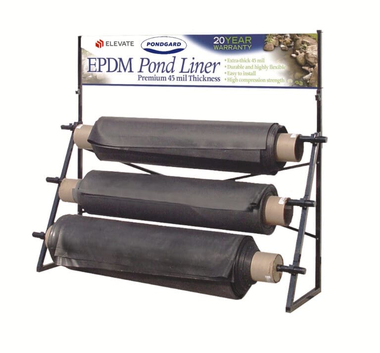 EPDM 45 Mil Pond Liner Rack PondGuard