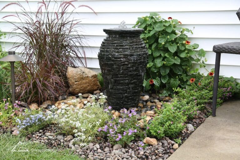 Stacked SLate Urn