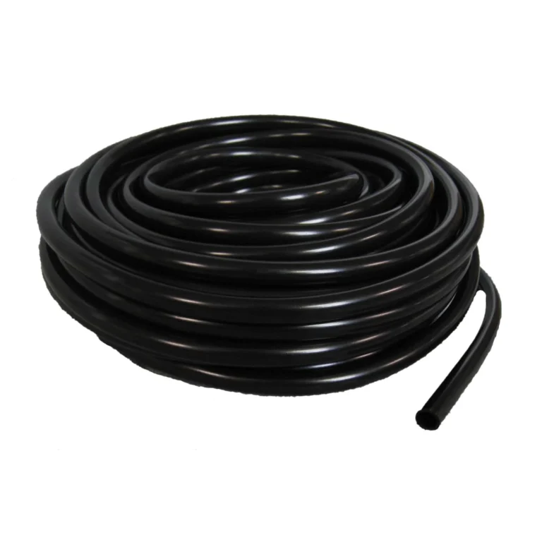 black vinyl tubing